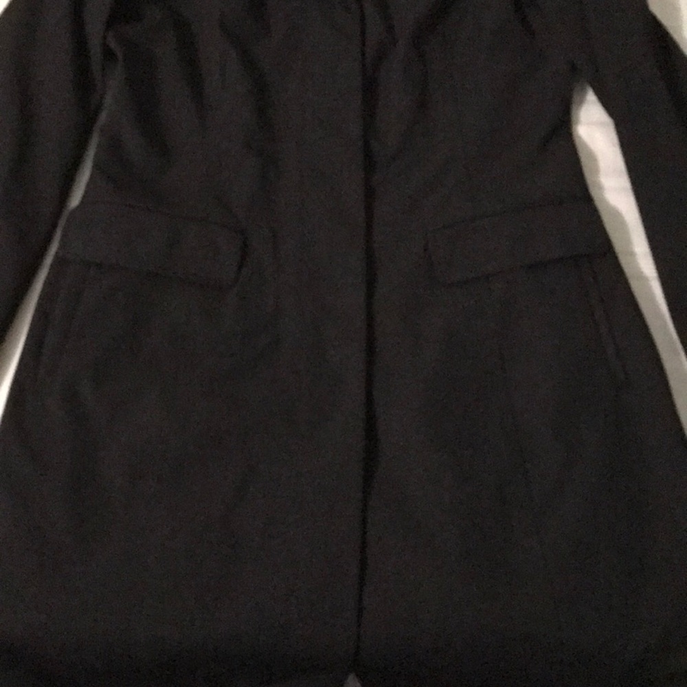 Ann Taylor black trench coat - Picture 10 of 11